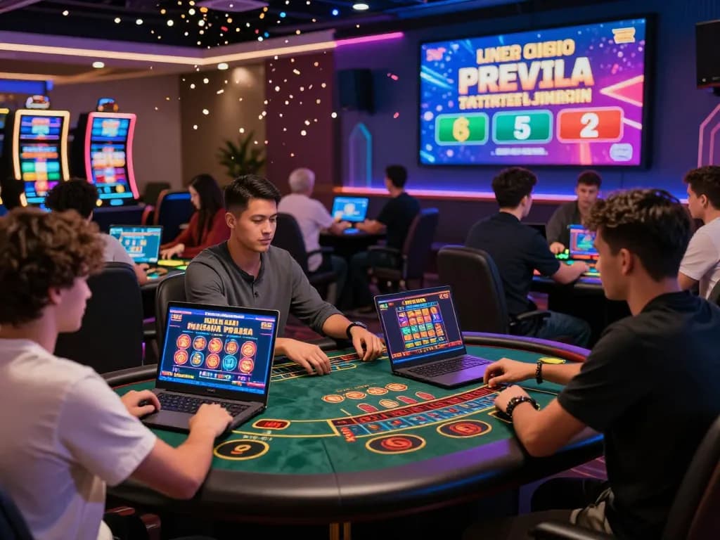 RR 88 online casino vibrant scene with players enjoying immersive gaming experience.