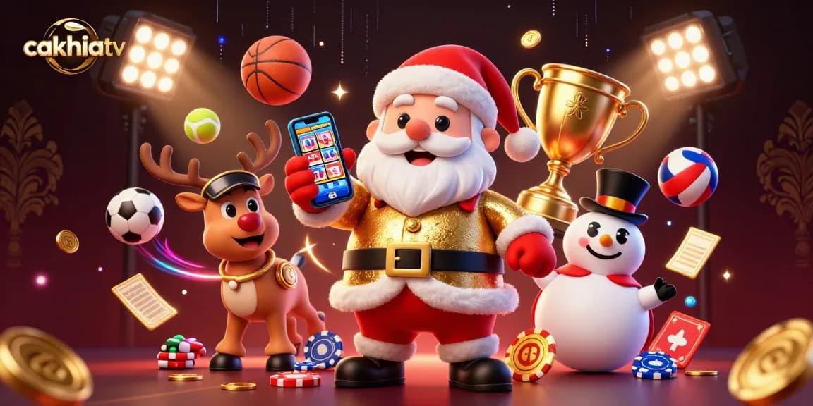 Cakhiatv delivers thrilling sports betting action with dynamic characters and vibrant casino elements.