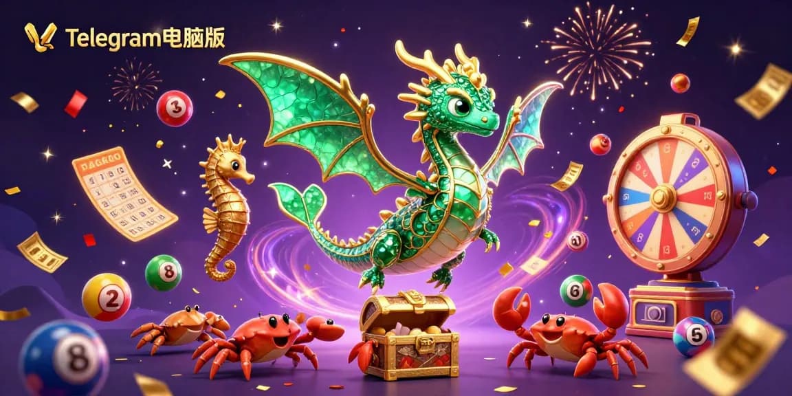 体验Telegram电脑版带来的激动人心的游戏冒险，同时在五彩缤纷的彩票和宾果游戏中获胜！