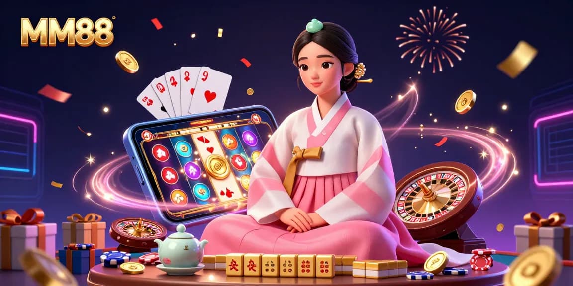 Experience thrilling gaming at MM88 with elegant visuals, spinning slots, and excitement.
