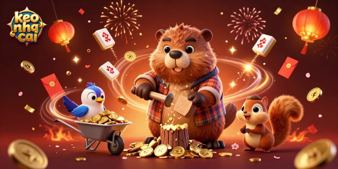 Celebrate winnings with keo nha cai while enjoying the excitement of a whimsical casino adventure.