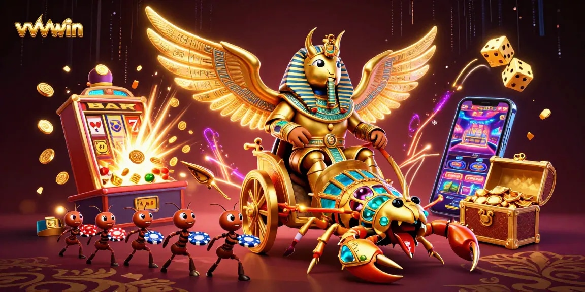 Engage with vvvwin's thrilling casino adventures featuring vibrant characters and dynamic gaming elements.
