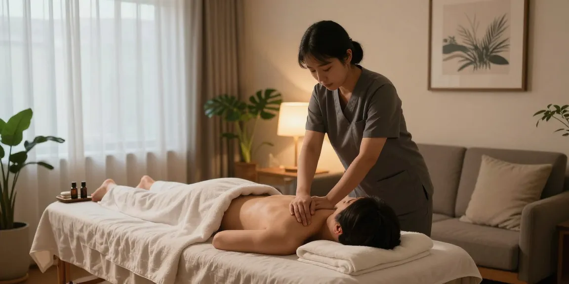 Experience 화성출장마사지 in a tranquil home setting with a professional therapist.