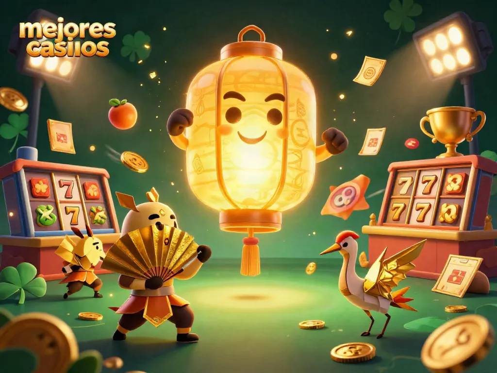 Los mejores casinos con tragamonedas, jackpots y elementos de juego vibrantes en una escena dinámica.