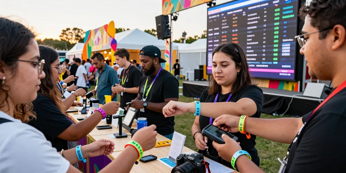 Pulseras electrónicas para eventos enhancing festival experiences with seamless access control and cashless payments.
