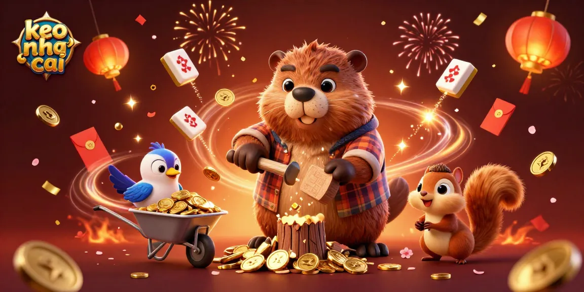 Celebrate winnings with keo nha cai while enjoying the excitement of a whimsical casino adventure.