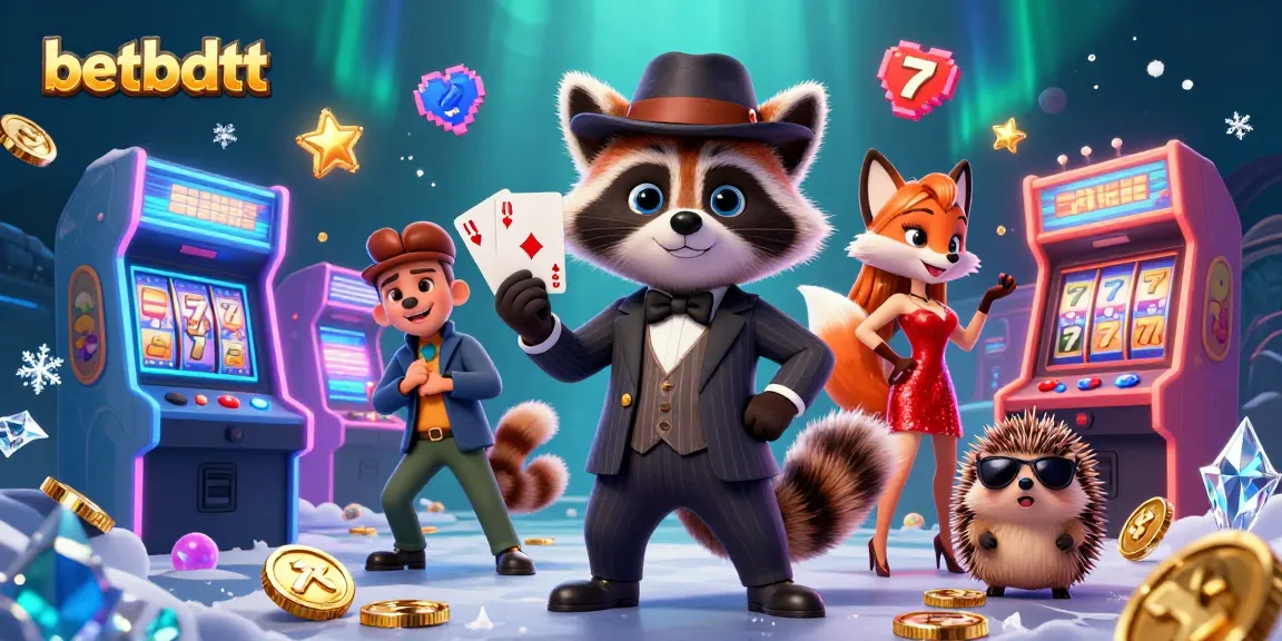 BetBDTT engages players in a vibrant 3D casino scene with dynamic characters and immersive gaming elements.